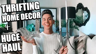 HOME DECOR THRIFT SHOP HAUL | THRIFT WITH ME FOR GOODWILL FINDS | THRIFT STORE SHOPPING + FLIPS