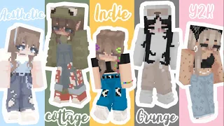 15 Aesthetic Skins Minecraft for Girls: Cottagecore, Indie, Grunge, y2k...