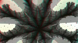 3D Anaglyph Menger Fractal