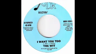 EXCLU ! The Wit - I want you too (mdr records) 1981