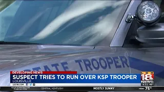 Suspect Tries To Run Over KSP Trooper