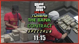 New WR | The Bank Contract Speedrun (11:15) 2-Player | Los Santos Tuners