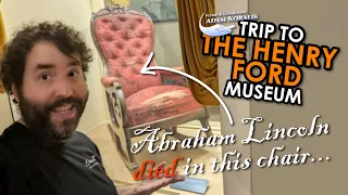 JFK Assassination Car & the Chair Lincoln Was Shot In + More! Henry Ford Museum - Adam Koralik