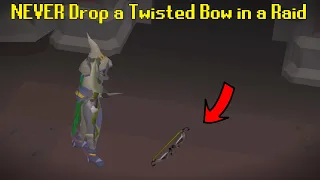 Ironman DROPS Twisted Bow in a Raid... BIG mistake