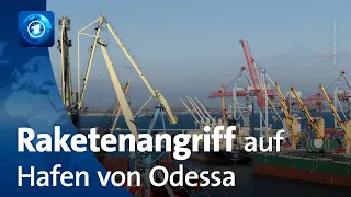 Nach Abkommen über Getreideexporte: Raketenangriff auf Hafen von Odessa