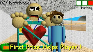 First Prize Helps Player ???!!!- Baldi's Basics Mod