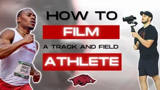 How To Film A Track and Field Athlete | BTS | Sony A7Siii