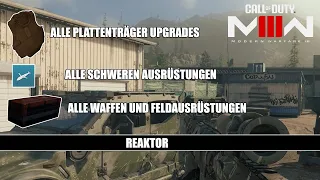 COD Modern Warfare 3 Reaktor (Plattenträger Upgrades,Kisten und schwere Ausrüstungen)