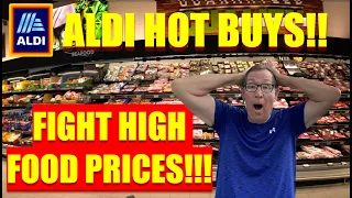 ALDI HOT FOOD BUYS!!! COMBAT RISING FOOD & GROCERY PRICES!!! Money Saving Food Shopping Vlog