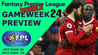 FPL DOUBLE GAMEWEEK 24 PREVIEW | FPL TIPS | Fantasy Premier League 2019/2020 | FPL DGW24