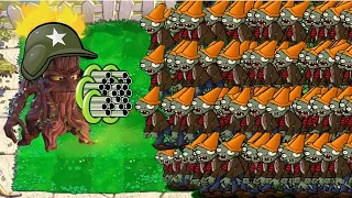 1 Threepeater vs 99 Gargantuar vs Dr. Zomboss Plants vs Zombies