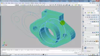AutoCAD 3D Modelling - Flatshot Command - 2D from 3D