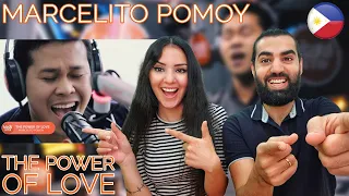 HE'S EXCEPTIONAL 🤯 REACTING TO MARCELITO POMOY!| The Power of Love (Celin Dion cover) REACTION!!