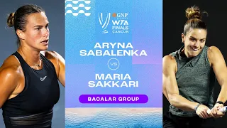 Aryna Sabalenka vs. Maria Sakkari | 2023 WTA Finals Group Stage | WTA Match Highlights