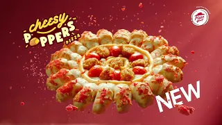 Cheesy Poppers Pizza: Crispy Chicken Pops