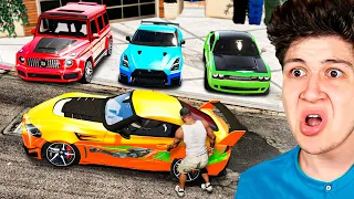 ROBANDO TODOS los COCHES DEPORTIVOS de GTA 5! 🚘🏁 (Película)