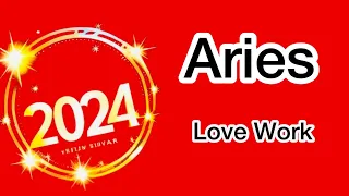 ARIES- APKA LUCK & LOVE BAHUT TEZ HAI - APKA YEAR 2024- LOVE WORK- YOUR YEAR 2024 - اس کا احساس