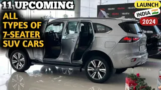 11 Upcoming All Types Of 7 Seater Cars Launch In India 2024 | Launch Date Price Features | 7 Seater