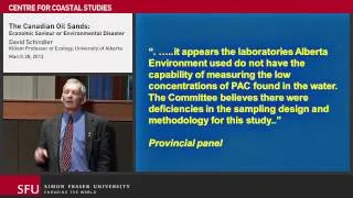 The Canadian Oil Sands: Economic Saviour or Environmental Disaster? (full presentation)