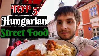 Top 5 Hungarian STREET FOOD to try in Budapest 🇭🇺