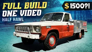 FULL BUILD. 1981 Ford Courier old U-Haul truck. WORK TRUCK CONVERSION!