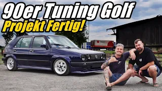 VOLLENDUNG des 90er Jahre Tuning GOLF 2 Projekts!