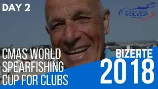 1st CMAS World Spearfishing Cup for Clubs - Bizerte 2018 (Day 2)