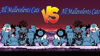 The Battle Cats - Malevolents Cats VS Malevolents Cats