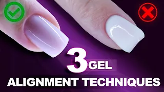 ❌STOP Aligning Nails Like That  Let Me Teach You - 3 Gel Alignment Techniques - Gel brushes