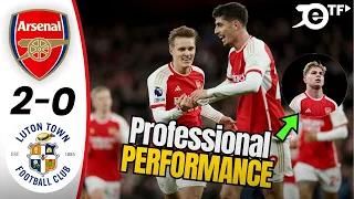 Arsenal Go Top! 2-0 Win over Luton Town | Premier League Highlights & Reaction | ESR & Odegaard Star