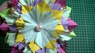 ❄️СНЕЖИНКИ   ПУШИНКИ из бумаги   Новогодние УКРАШЕНИЯ❄️❄️❄️⛄️☃️ 3D snowflake made of paper .