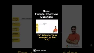 Basic Finance Interview Questions