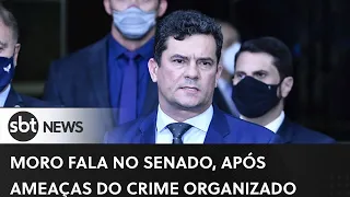 Ao vivo: Moro fala no Senado, após ameaças do crime organizado