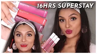 MAYBELLINE SUPERSTAY MATTE INK - 13 New Shades | BeautiCo.