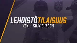 Lehdistötilaisuus: KeKi - SoJy 21.7.2019