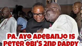 OVATION AS PA.AYO ADEBANJO AND OBASANJO ACCOMPANIED PETER OBI TO JOHN NNIA NWODO'S 70TH IN ENUGU