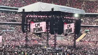 CM Punk Entrance AEW ALL IN Wembley London 2023