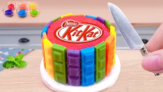 Fantastic Miniature KitKat Chocolate Cake Decorating 🍫🌈 Perfect 1000+ Miniature Ideas Mini Cakes