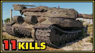 Object 705A - 11 Kills - World of Tanks Gameplay