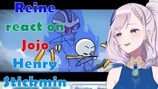 Reine React on Jojo scene in Henry Stickmin!!! Japanlish is the way!!