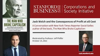 Jack Welch: The Man Who Broke Capitalism — with NYT Reporter & Book Author David Gelles