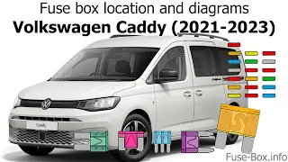 Fuse box location and diagrams: Volkswagen Caddy (2021-2023)
