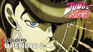 JoJo's Bizarre Adventure - Opening 6 [4K 60FPS | Creditless | CC]