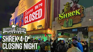 Shrek 4-D Closing Night at Universal Studios Florida