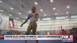 Las Vegas psychiatrist commends Simone Biles for looking out for mental health