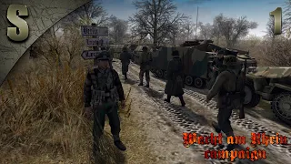 Прохождение Men of War: Assault Squad 2 Сингл-мод [Wacht am Rhein] ( The offensive has begun ) #1