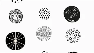 Baby Sensory | Beethoven Classical Music | Black White High Contrast Fun Video | Doodle circles