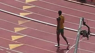 Usain Bolt at the 2010 Penn Relays