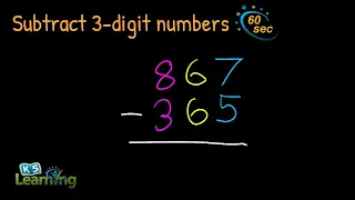 Subtract 3-Digit Numbers (No Borrowing) | Example