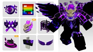 OMG! GET 26 FREE ITEMS PURPLE FLAME GOD HEAD ON ROBLOX (PROMO CODES)